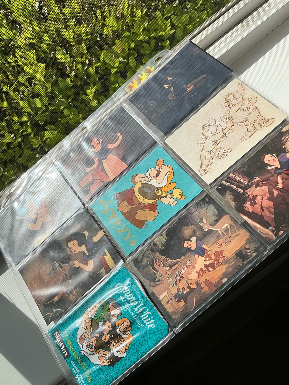 Disney Snow White Collectible Art Card Lot - Seven Dwarfs